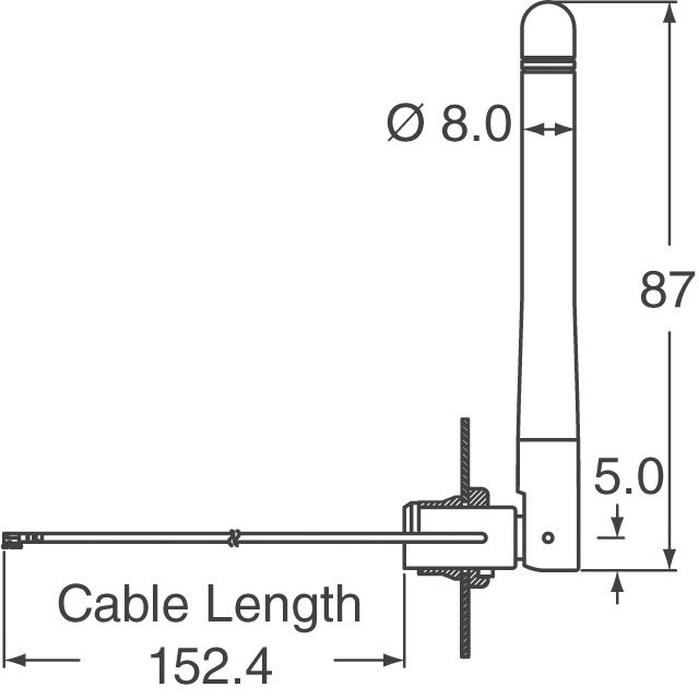 S131CL-6-PX-2450S Nearson Inc.  Antenne RF